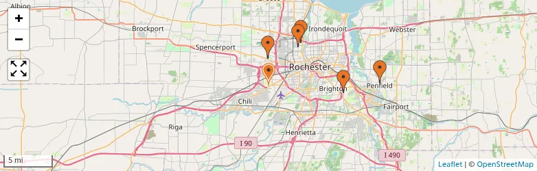 Related schools map