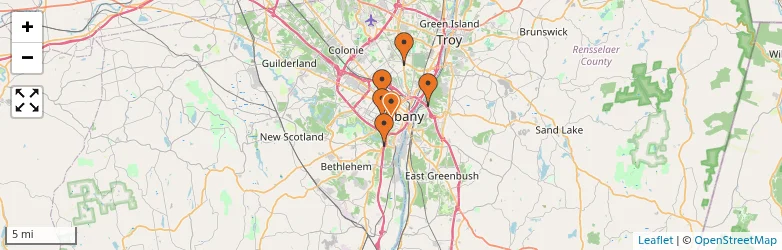 Related schools map