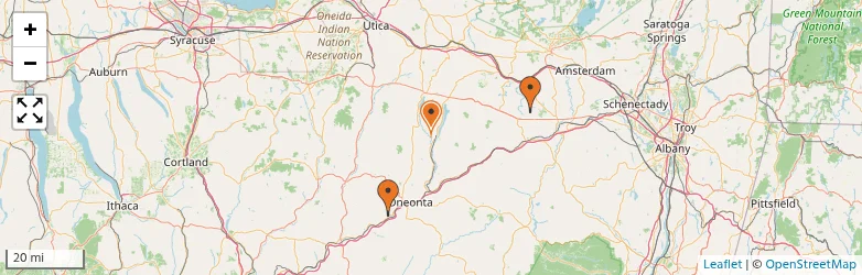 Related schools map