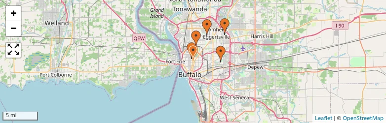 Related schools map