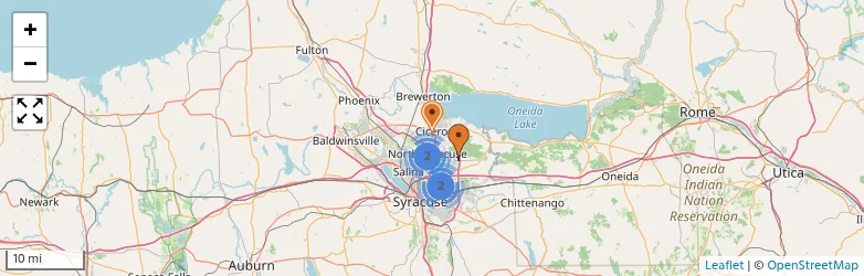 Related schools map