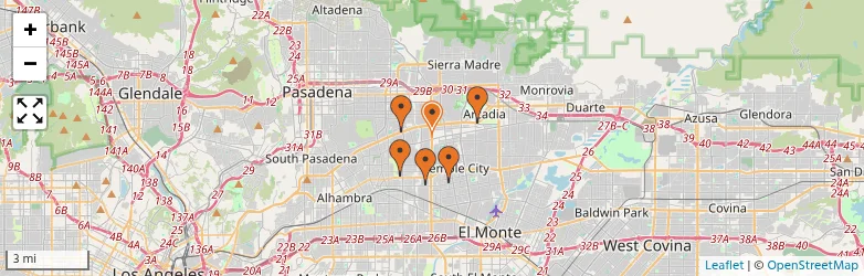 Related schools map