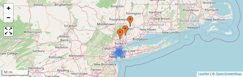 Related schools map