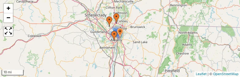 Related schools map