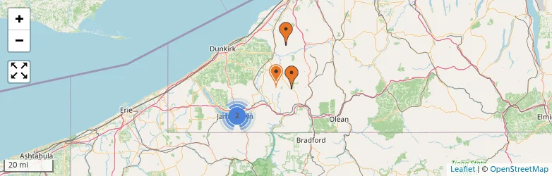 Related schools map
