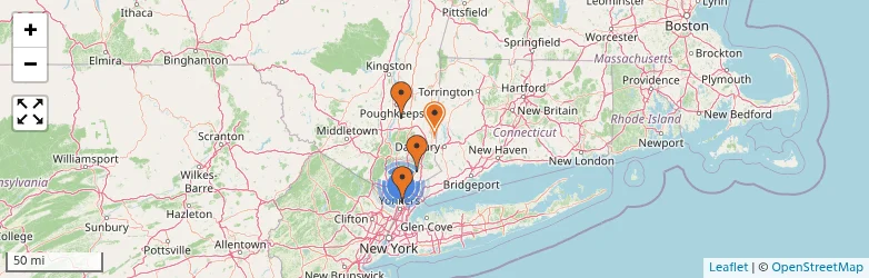 Related schools map