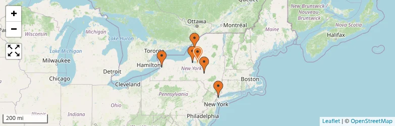 Related schools map