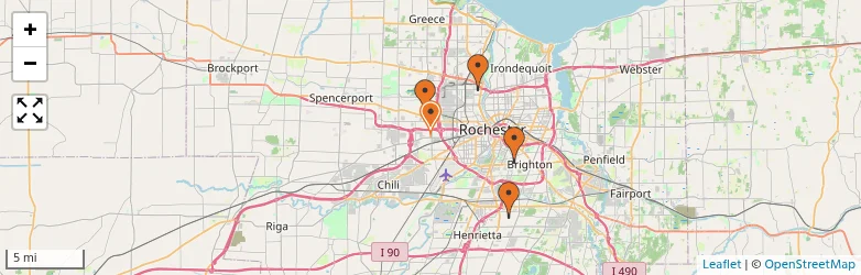 Related schools map