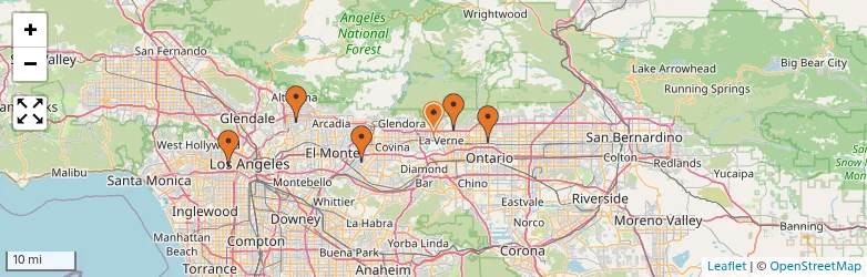 Related schools map