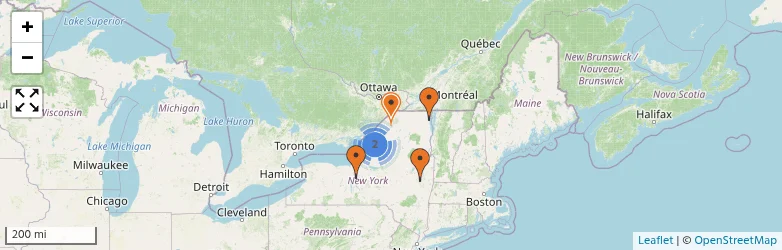 Related schools map