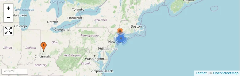 Related schools map