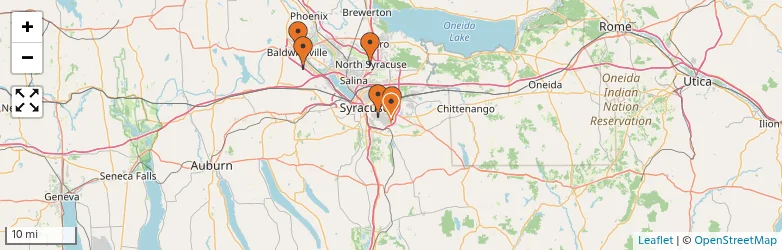 Related schools map