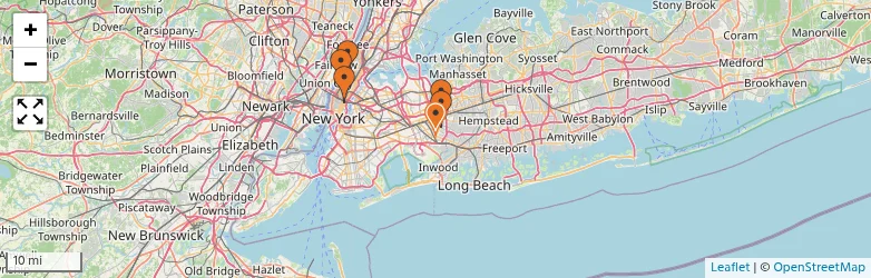 Related schools map