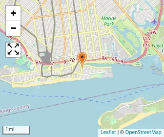 Map of Mesivta/yeshiva Gedola Manhattan Beach