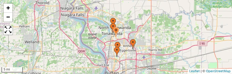 Related schools map