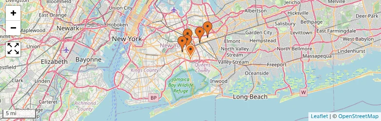 Related schools map