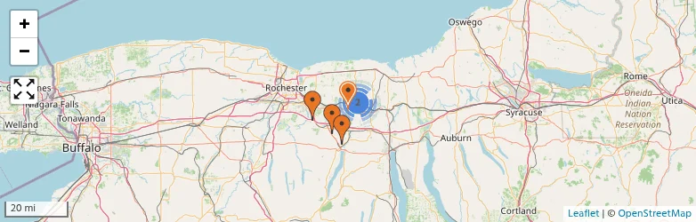 Related schools map