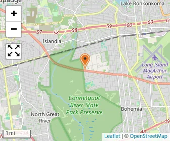 Map of Nysarc Inc-suffolk Chapter