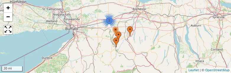 Related schools map