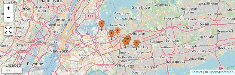 Related schools map
