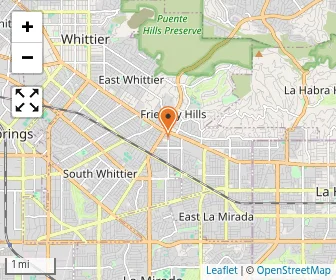 Map of East Whittier UMC Preschool
