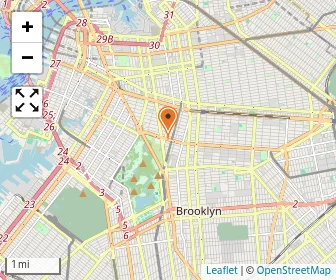 Map of St. Francis De Sales School For The Deafin Brooklyn