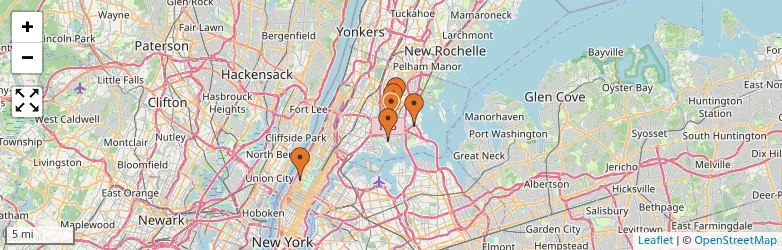 Related schools map