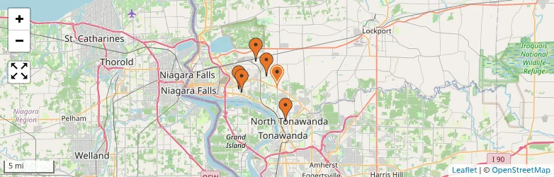 Related schools map