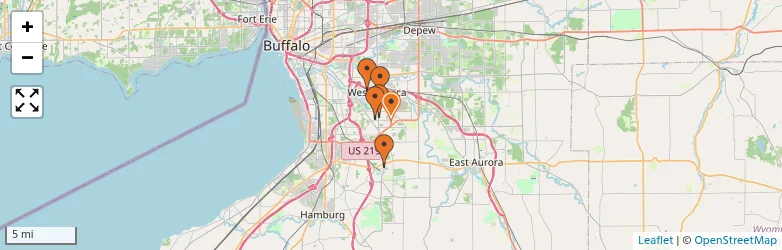 Related schools map