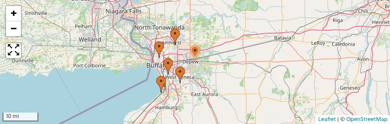 Related schools map