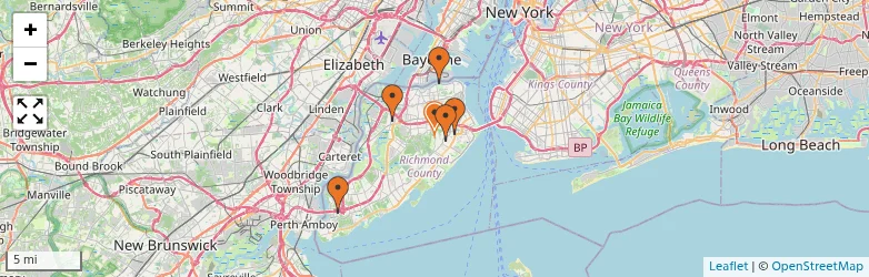 Related schools map