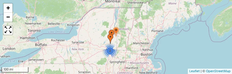 Related schools map