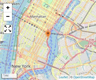 Map of United Nations International School