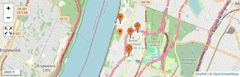 Related schools map