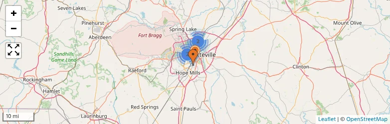 Related schools map