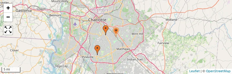 Related schools map