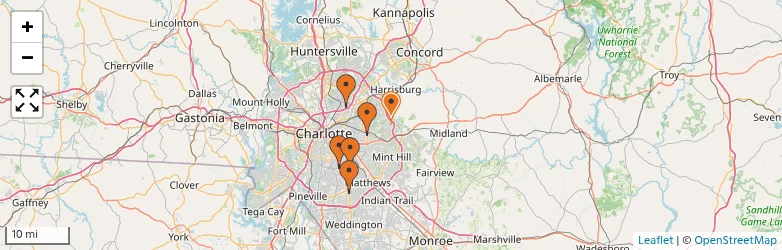 Related schools map