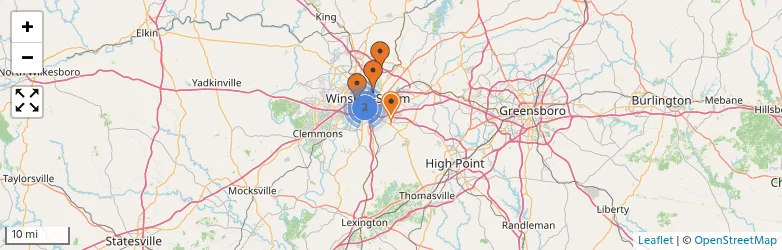 Related schools map
