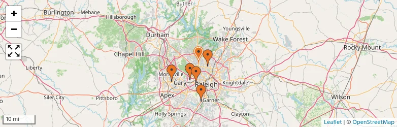 Related schools map