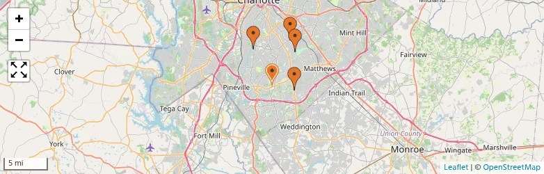 Related schools map