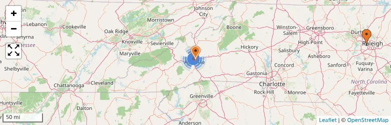 Related schools map
