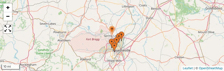 Related schools map