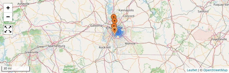 Related schools map