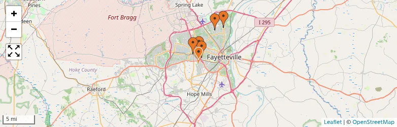 Related schools map