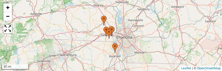 Related schools map