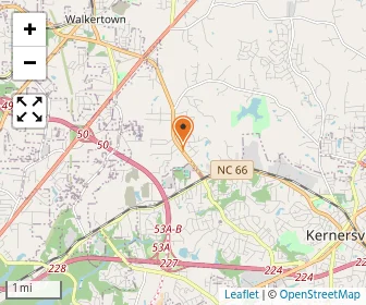 Map of Kerwin Baptist Christian School