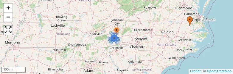 Related schools map