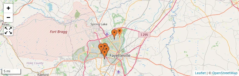 Related schools map