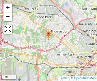 Map of Paw Creek Christian Academy