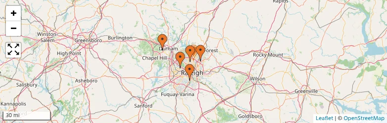 Related schools map